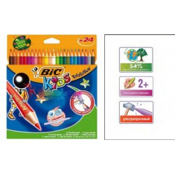 Набор цветных карандашей 18+6 цветов Эволюшн BIC