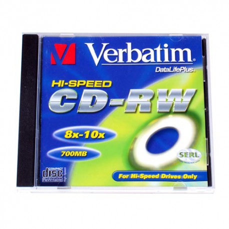 Диск CD-RW Verbatim 700 Mb