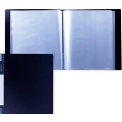 Папка с прозрач.вклад "песок" 30л./голуб