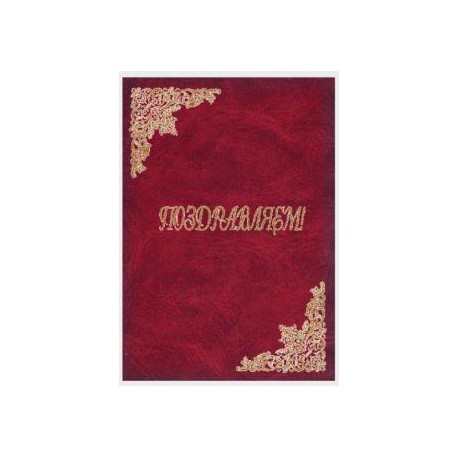 Папка "Поздравляем" А4